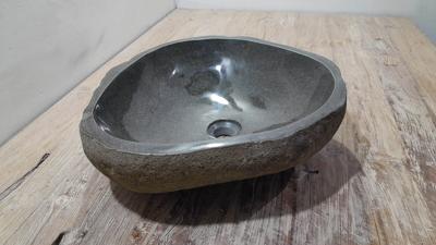 Rivierstenen waskom RM250334, 46x43x15 cm