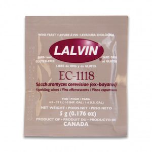 Gedroogde gist EC1118™ Prise de Mousse - Lalvin™ - 5 g