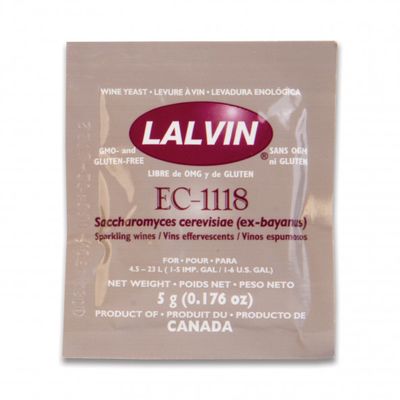 Gedroogde gist EC 1118™ Prise de Mousse - Lalvin™ - 5 g