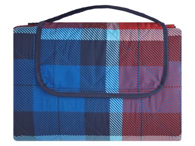 LIVARNO home Picknickkleed 200 x 200 cm (Rood/blauw)