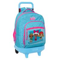 Schoolrugzak met Wielen LOL Surprise! Divas Blauw 33 X 45 X 22 cm