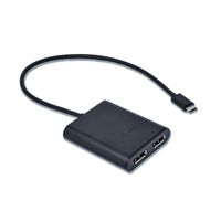 i-tec C31DUAL4KDP USB grafische adapter 3840 x 2160 Pixels Zwart - thumbnail