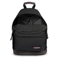 Eastpak Wyoming rugzak Zwart, Bruin Leer, Polyamide - thumbnail