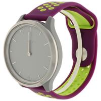 Garmin Vivoactive / Vivomove Dubbel Sport Band - Paars Groen