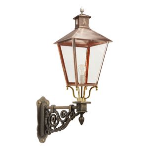 Buitenlamp Wolfsburg L brons