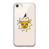 Kleine leeuw: iPhone 8 Transparant Hoesje