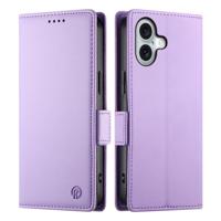 Lunso iPhone 17 hoesje - PU leren Bookcase met ruimte voor pasjes - Lila Lunso iPhone 17 hoesje - PU leren Bookcase met ruimte voor pasjes - Lila