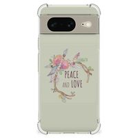 Google Pixel 8 Stevig Bumper Hoesje Boho Text - thumbnail