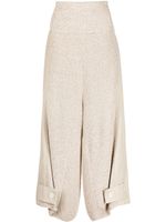 Stella McCartney pantalon ample en maille - Tons neutres