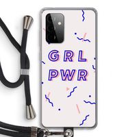 GRL PWR: Samsung Galaxy A72 5G Transparant Hoesje met koord