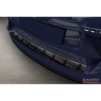Zwart RVS Bumper beschermer passend voor Skoda Octavia III Combi Facelift 2017-2020 'STRONG EDIT AV254012