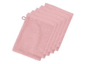 LIVARNO home 5 washandjes (Roze)