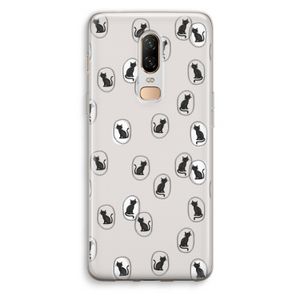 Miauw: OnePlus 6 Transparant Hoesje