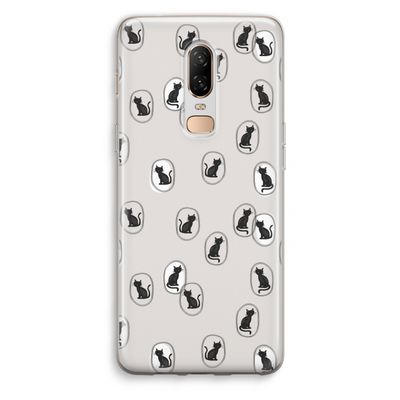 Miauw: OnePlus 6 Transparant Hoesje