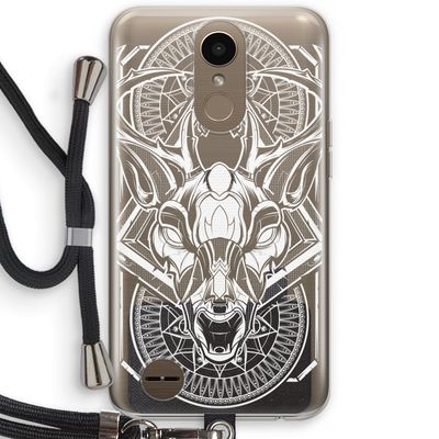 Oh Deer: LG K10 (2017) Transparant Hoesje met koord