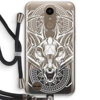 Oh Deer: LG K10 (2017) Transparant Hoesje met koord