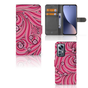 Xiaomi 12 Pro Hoesje Swirl Pink