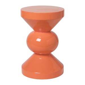 Bijzettafel diabolo - peach - ø33x50 cm