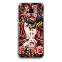 Lady Moth: Samsung Galaxy S8 Plus Transparant Hoesje Lady Moth: Samsung Galaxy S8 Plus Transparant Hoesje
