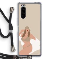 One of a kind: Sony Xperia 5 Transparant Hoesje met koord
