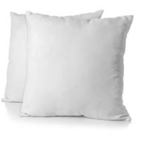 Set van 2 kussenslopen - HOME LINGE PASSION - 63 x 63 cm - Wit