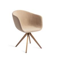 Jesper Home Eetkamerstoel 'Yuni' Turn Rose, Draaibaar, kleur Barely Blush