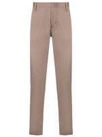 Emporio Armani pantalon de costume à coupe slim - Marron - thumbnail