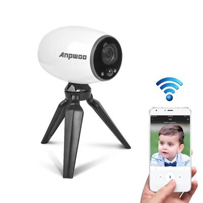 Anpwoo Cannon 1.3MP 960 P 1/3-inch CMOS HD WiFi IP-Camera met statief houder de opsporing van de motie van de steun / Night Vision (wit)