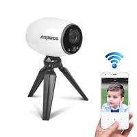 Anpwoo Cannon 1.3MP 960 P 1/3-inch CMOS HD WiFi IP-Camera met statief houder de opsporing van de motie van de steun / Night Vision (wit)