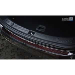 Carbon Bumper beschermer passend voor Mercedes E-Klasse W213 Sedan 2016- Rood-Zwart Carbon AV246018