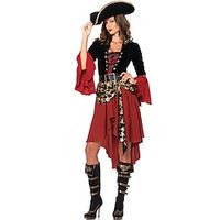 Dames Piraat Cosplay kostuum Outfits Voor Maskerade Volwassenen Kleding Riem Kousen Lightinthebox