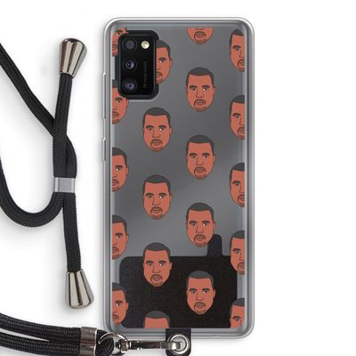 Kanye Call Me?: Samsung Galaxy A41 Transparant Hoesje met koord