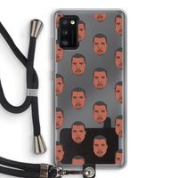 Kanye Call Me?: Samsung Galaxy A41 Transparant Hoesje met koord