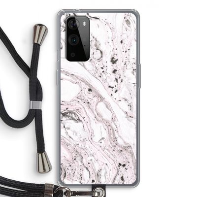 Mengelmoes: OnePlus 9 Pro Transparant Hoesje met koord