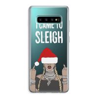 Came To Sleigh: Samsung Galaxy S10 Plus Transparant Hoesje