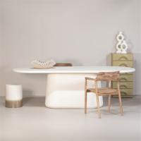 Eettafel Romy Beige Ovaal 240cm - Giga Meubel