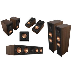 KLIPSCH: RP-8000FII HOME CINEMA 5.1.2 SYSTEEM - WALNOOT