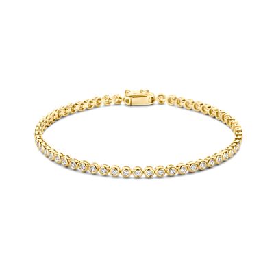 Tennisarmband geelgoud-diamant 1,00ct G SI 2,9 mm 18 cm