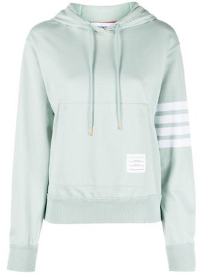Thom Browne hoodie à patch logo - Vert