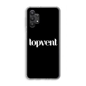 Topvent Zwart: Samsung Galaxy A32 5G Transparant Hoesje