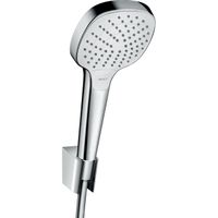 Hansgrohe Croma Select E PorterS badset met Croma Select E Vario handdouche met wandhouder met Isiflex`B doucheslang 125cm wit/chroom 26425400 - thumbnail