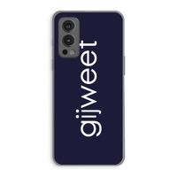 Gijweet: OnePlus Nord 2 5G Transparant Hoesje