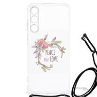 Samsung Galaxy A25 Stevig Bumper Hoesje Boho Text - thumbnail