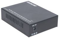 Intellinet 510547 netwerk media converter 100 Mbit/s Single-mode Zwart - thumbnail