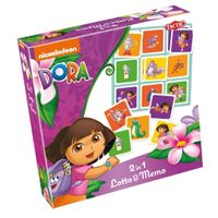 Dora 2 in 1 Lotto & Memo