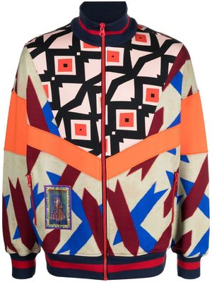 Pierre-Louis Mascia veste à design à empiècements - Tons neutres