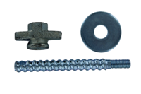 Carat snelspanner incl. vleugelmoer en ring tbv anker m12 - ba03za0000