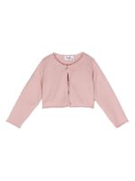 Il Gufo cardigan en coton à coupe courte - Rose - thumbnail