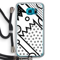 Pop Art #4: Samsung Galaxy S6 Transparant Hoesje met koord