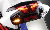 Kellermann led knipperlicht "micro rhombus extreme kl turn signal micro rhom extreme, black fr/rl